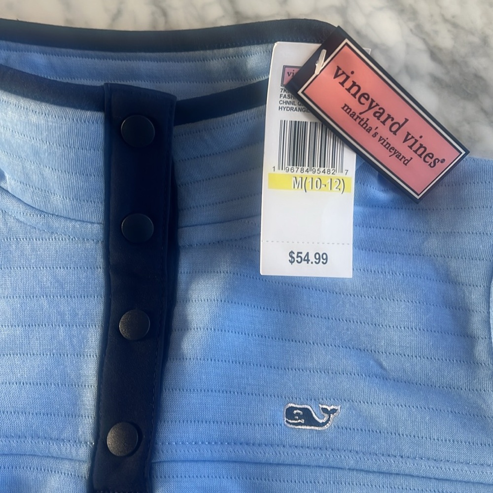 NWT Vineyard Vines Snap Neck Pullover